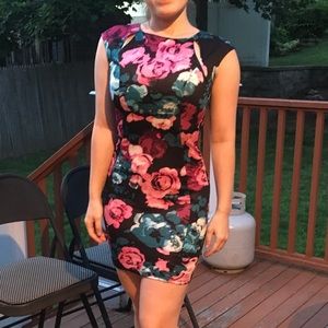 Love...Ady floral bodycon dress